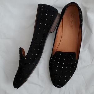 Madewell Suede Studded Teddy Loafer